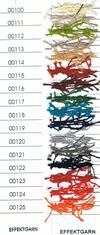 Colour chart Moravia effect yarn - Farbkarte Moravia Effektgarn